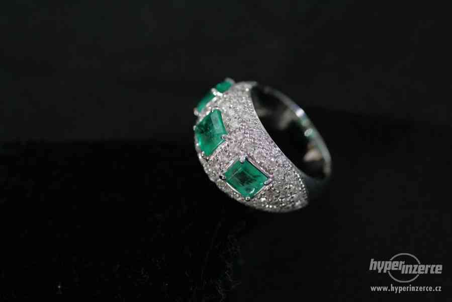 Prsten s smaragdy - foto 2