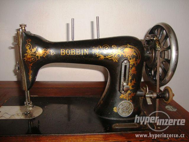 Starožitný šicí stroj BOBBIN - foto 3