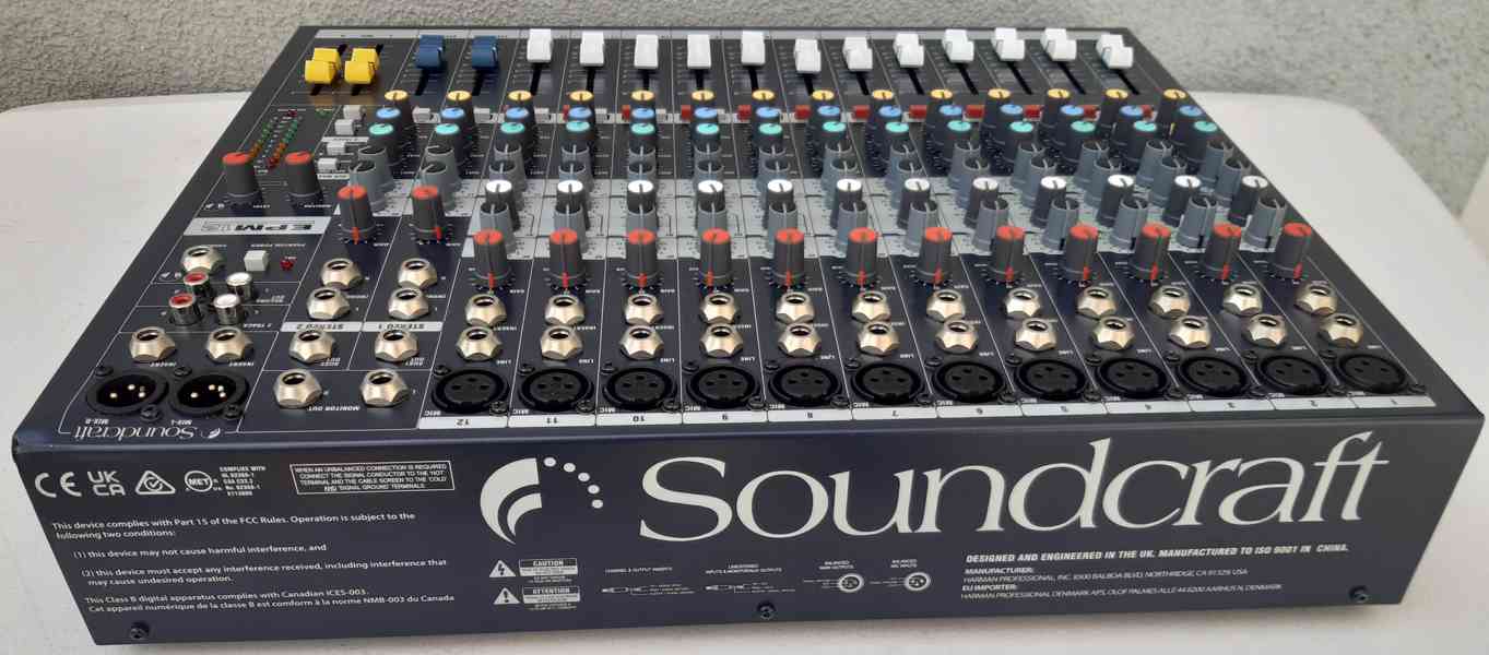 Mixpult Sound Craft EPM 12 + Behringer DR 600 digital reverb - foto 4