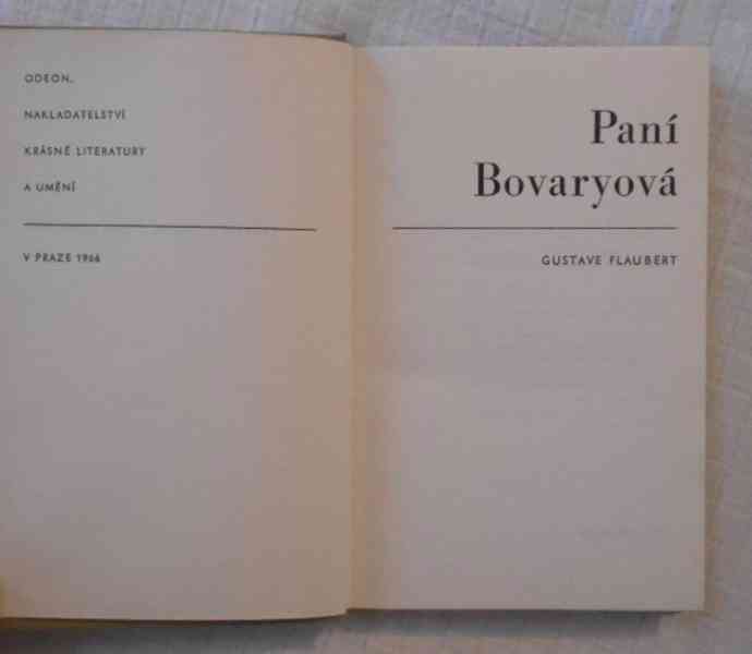 Gustave Flaubert - Paní Bovaryová - Odeon 1966 - foto 3