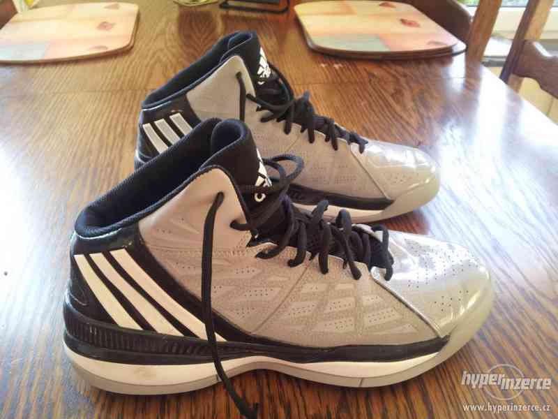 Basketball boty Adidas Own the game Grey, vel. 11, 5, EUR 46 - foto 1