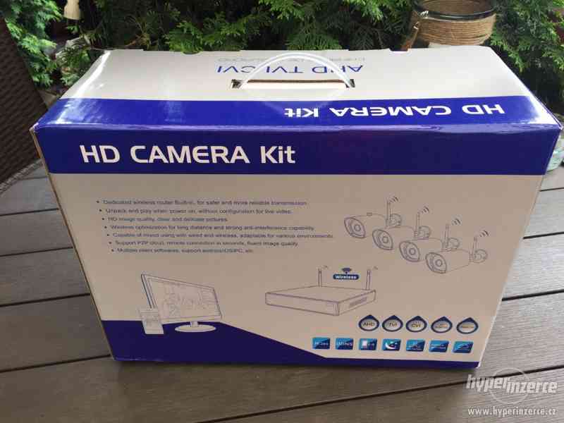 Kamerový set 4x AHD kamery 1Mpx + záznam + příslušenství - foto 1