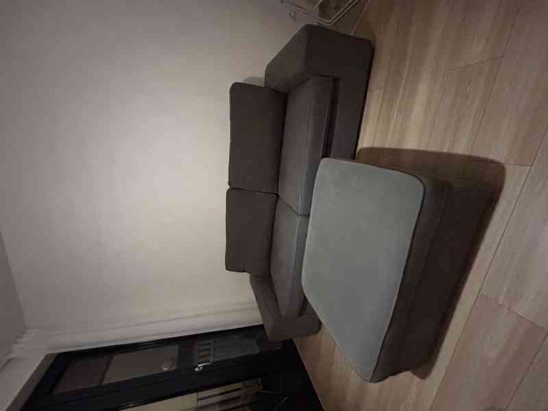 IKEA KIVIK sedacka 3mistna + podnozka - foto 6