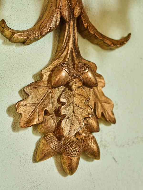 Soubor šesti monumentálních nástěnných aplik na svíčky - foto 11