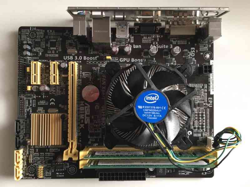 MB Asus s.1150+Intel i5-4460 3.4Ghz+16GB DDR3 1600Mhz+Win10  - foto 1