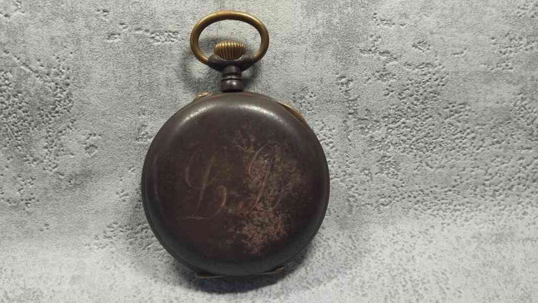 Velké kapesní hodinky Régulateur – 67 mm, Švýcarsko - foto 7