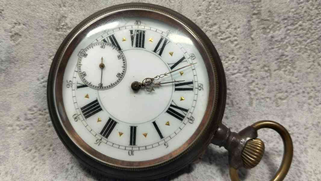 Velké kapesní hodinky Régulateur – 67 mm, Švýcarsko - foto 21
