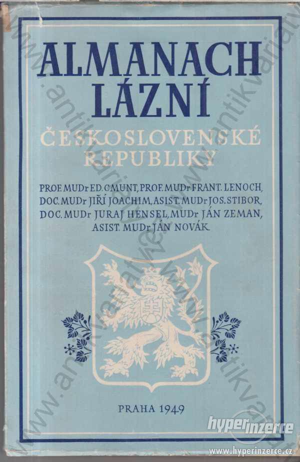 Almanach lázní Československé republiky - foto 1