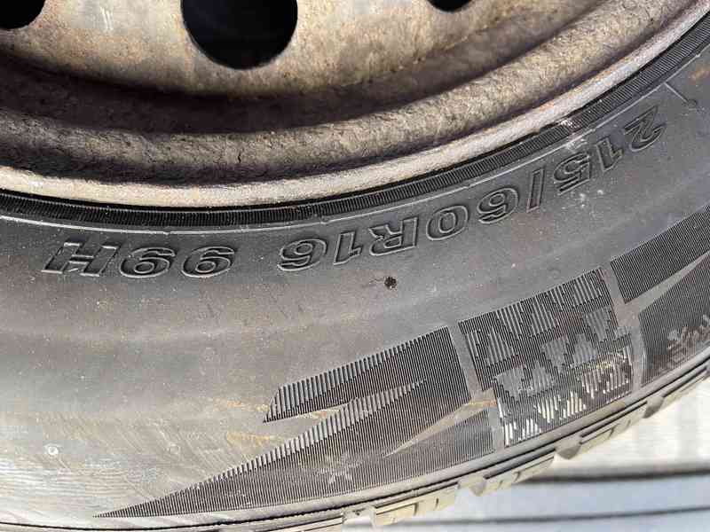 215/60 R 16, 99 H Zimní pneu na diskách - foto 3