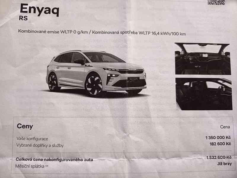 Prodám nový Škoda Enyaq RS  - foto 11