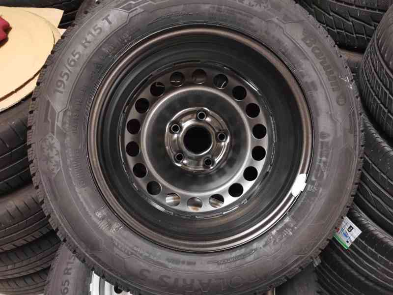 195/65R15 zimní pneu 6x15 5x112 ET47 VW CADDY NOVÉ - foto 8