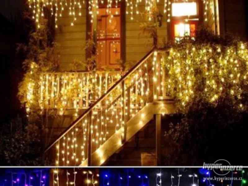 Vánoční venkovní osvětlení krápníky 25m 630led - foto 2