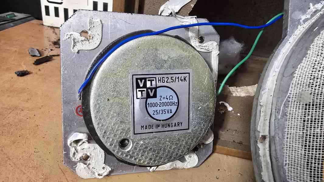 Reproduktory VIDEOTON HA20/10KS, HG2,5/14K, HD10/8 - foto 2