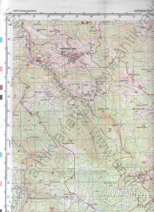 Šumava Soubor 19 topografických map 1:50 000 - foto 1