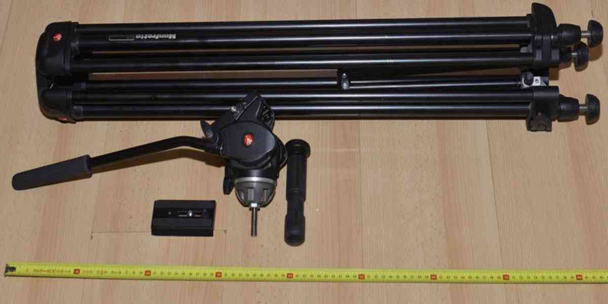 Video stativ s fluidní hlavou: MANFROTTO 547B + 701HDV - foto 3