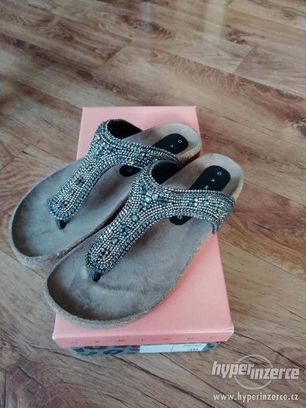 Dámské kožené pantofle Gamlong 38 - foto 1