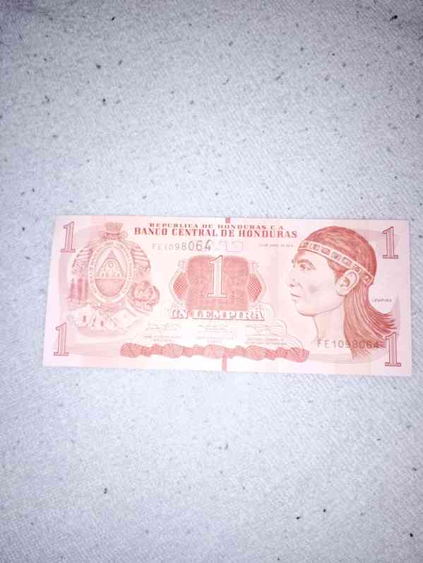 Honduras bankovka 1 lempira - foto 2