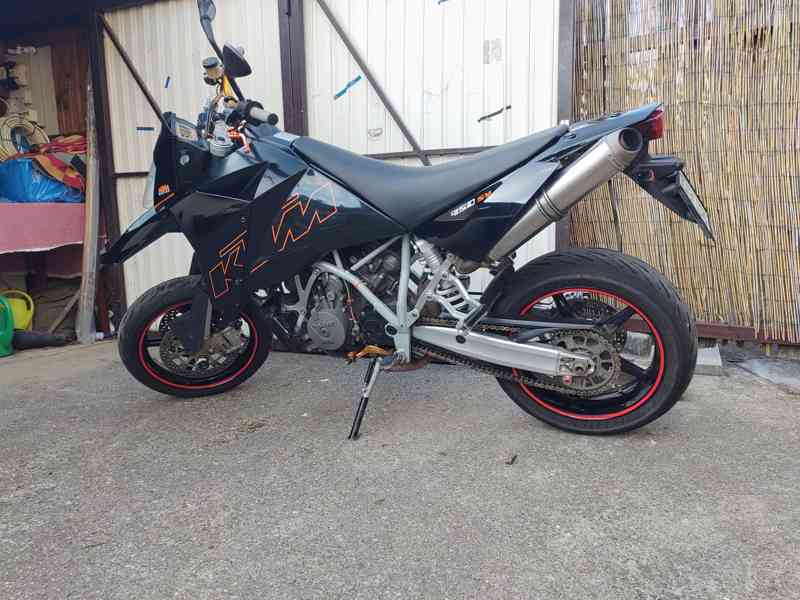 Prodám KTM 950 supermoto, 94.000Kč, rychle sleva - foto 1