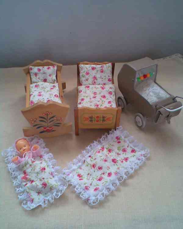 Retro kolébka s panenkou Igra - foto 3