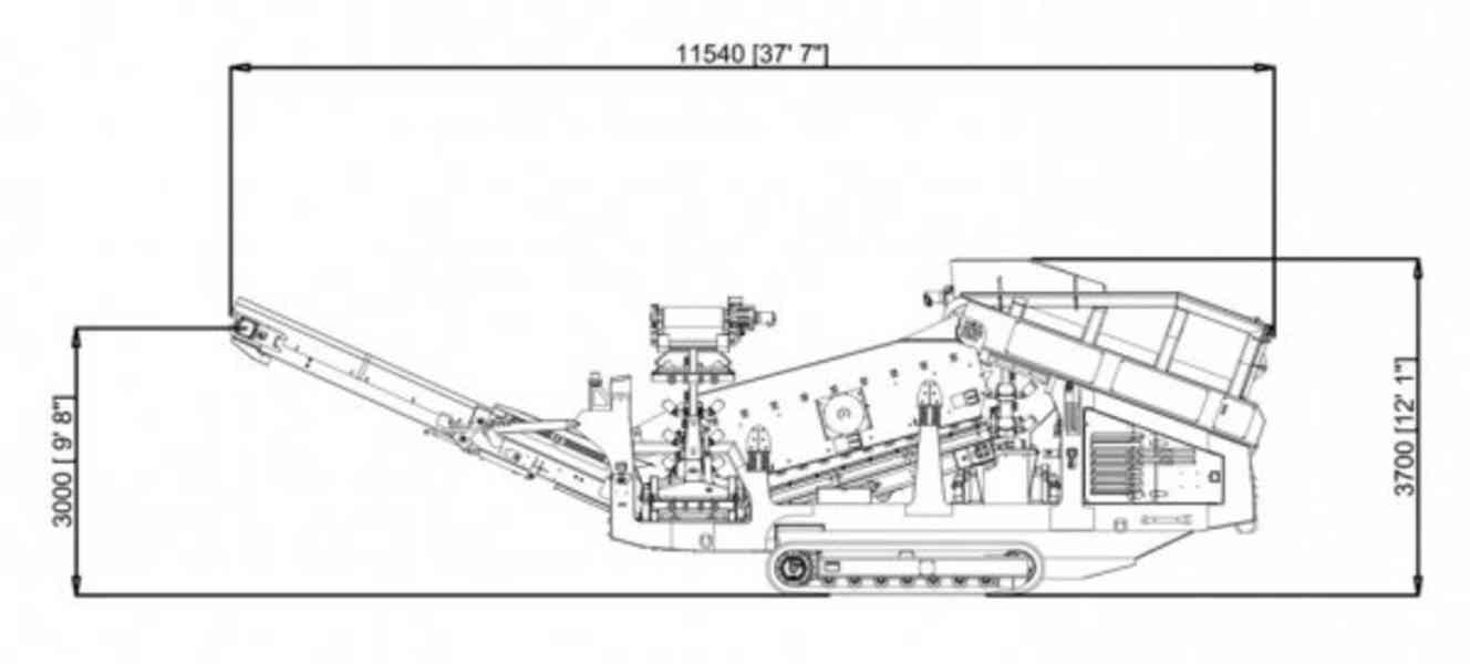 ZÁNOVNÍ 15.6t hrubotřídič mobil 170-230t/h Anaconda - foto 7