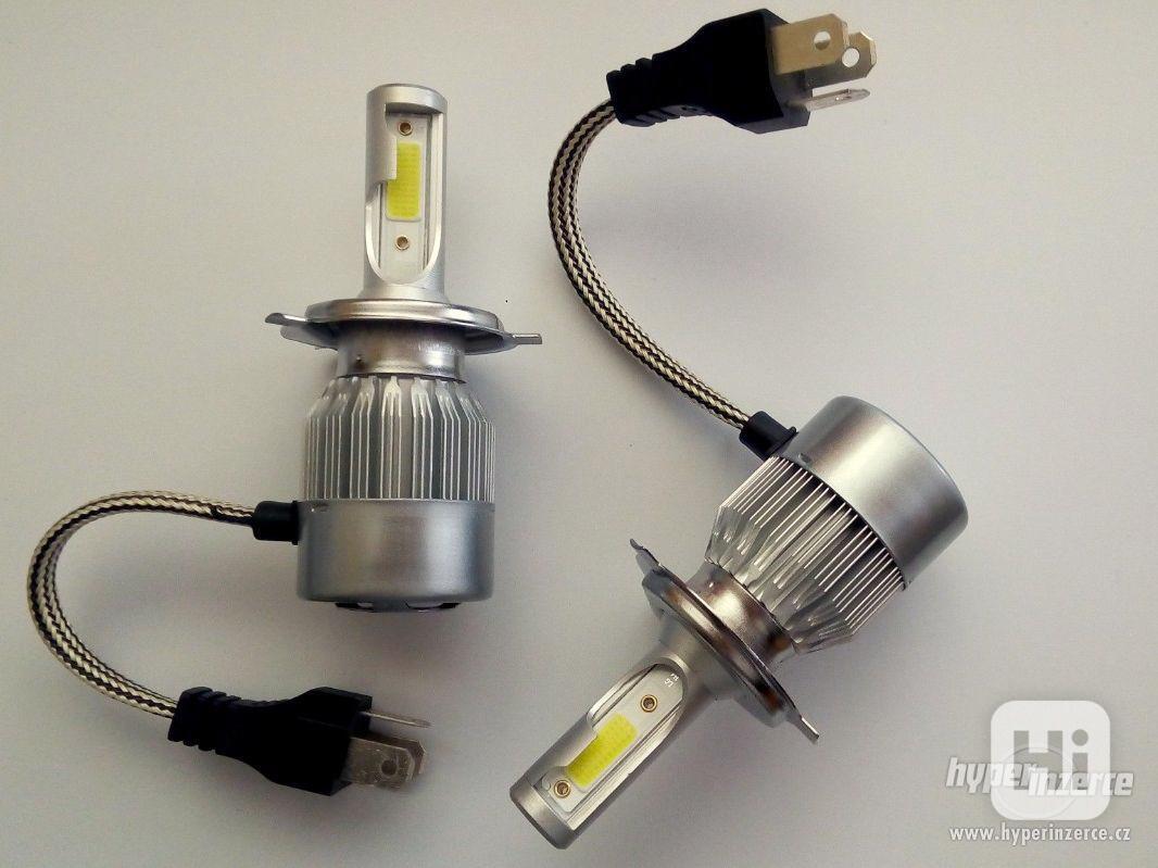 LED h4 autožárovky(přepínají na dálkové)  - foto 1