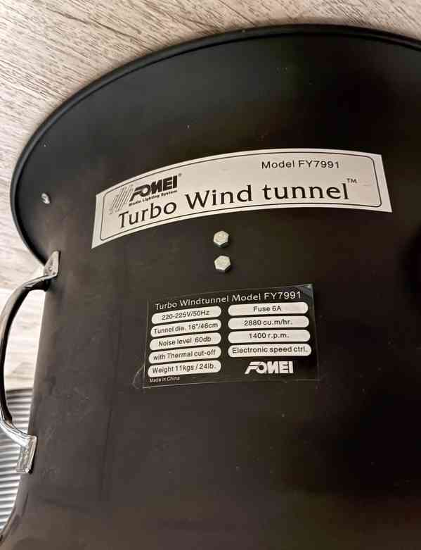 FOMEI Turbo Wind Tunnel FY7991 – studiový ventilátor - foto 3