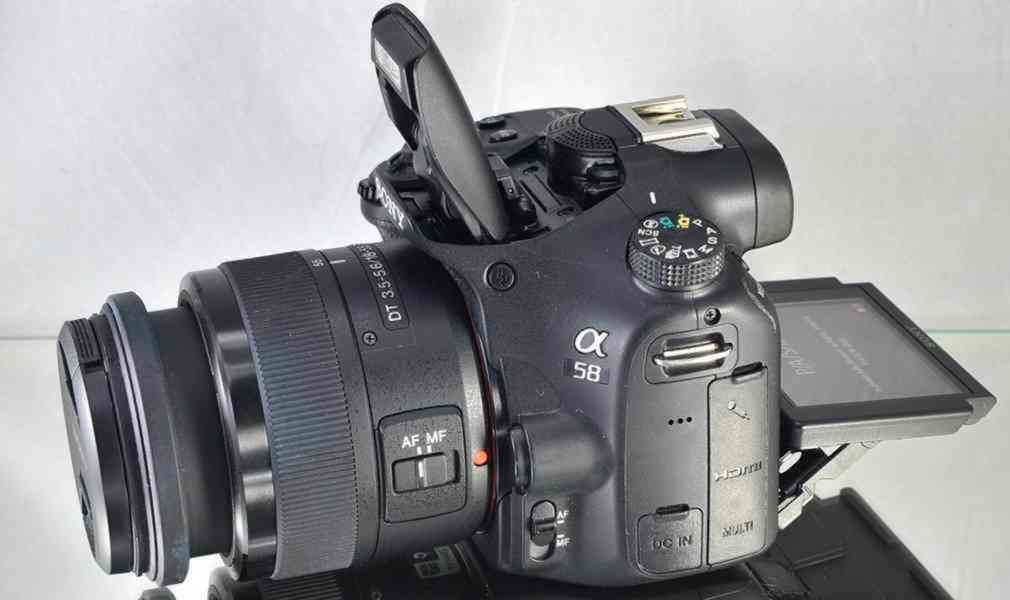 Sony SLT-A58 +Objektiv DT18-55mm *Brašna*3650 Exp. - foto 8