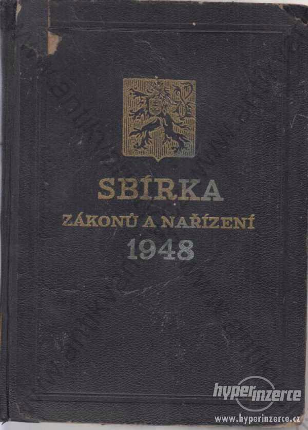 Sbírka zákonů republiky Československé 1948 - foto 1