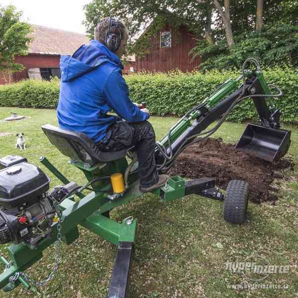 Minibagr – Tažné rypadlo za čtyřkolku - foto 1