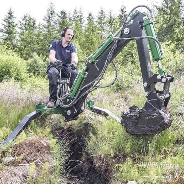 Minibagr – Tažné rypadlo za čtyřkolku - foto 4