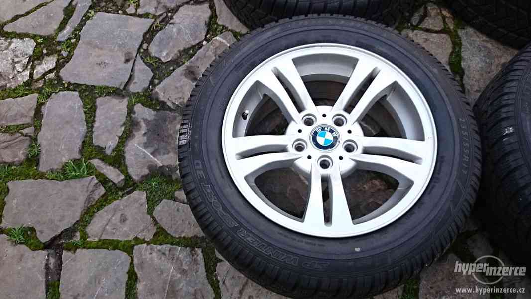 prodám originál al kola 17 ,5x120 na BMW X3 + zimní pneu - foto 1