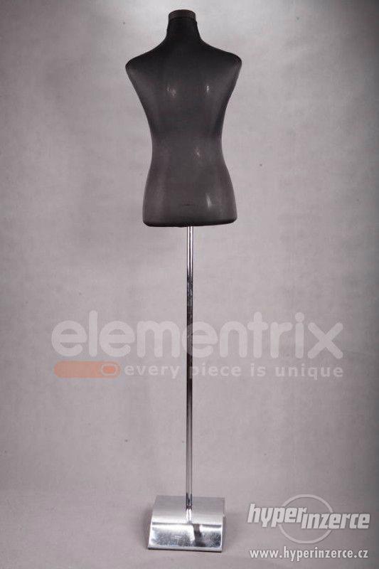 Krejčovská dámská figurína černá ELEMENTRIX - foto 7