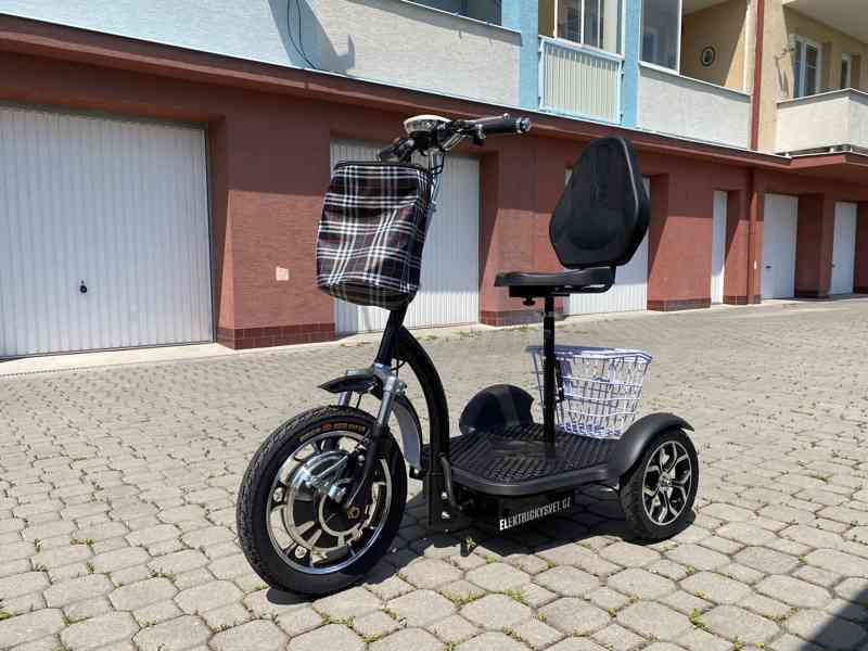 Elektrická tříkolka FLASH RIDER CY5 800 W, lithiová baterie - bazar ...
