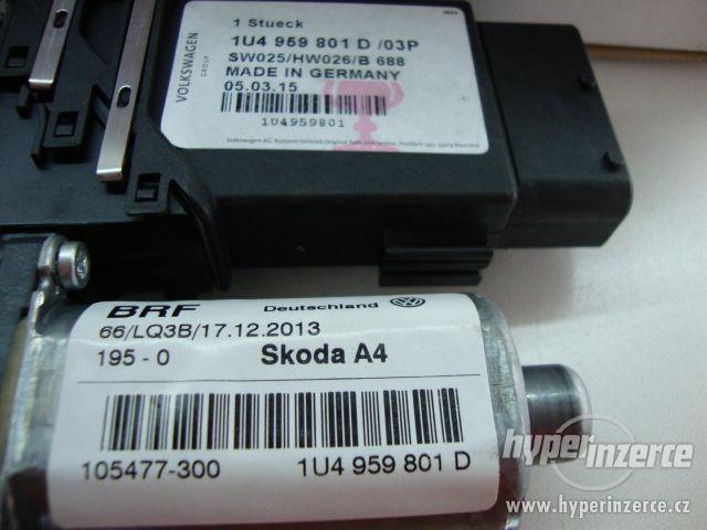 nový s dokladem - motor ovládání oken škoda octavia - foto 2