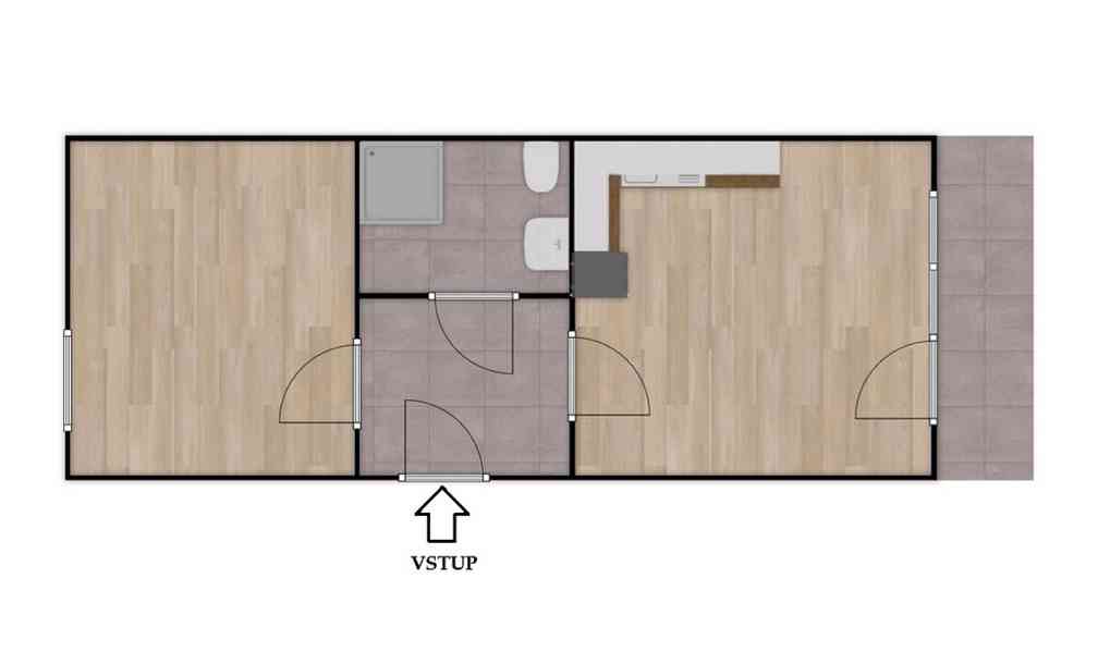 PRONÁJEM NOVOSTAVBY BYTU 2+KK V BRNĚ ŽIDENICÍCH - foto 26