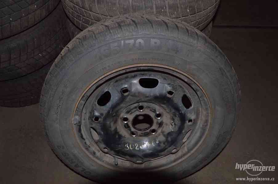 Plechové disky pro škoda fabia včetně zimních pneu - foto 4