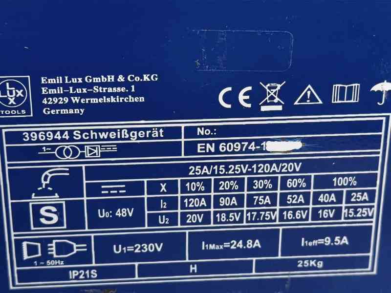 Prodám co2 svářečku LUX-TOOLS  - foto 7