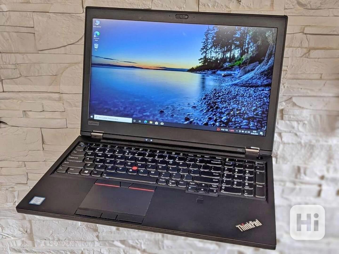 Lenovo ThinkPad P52, i7-8850H, 16GB, 512SSD, záruka 12m - foto 1