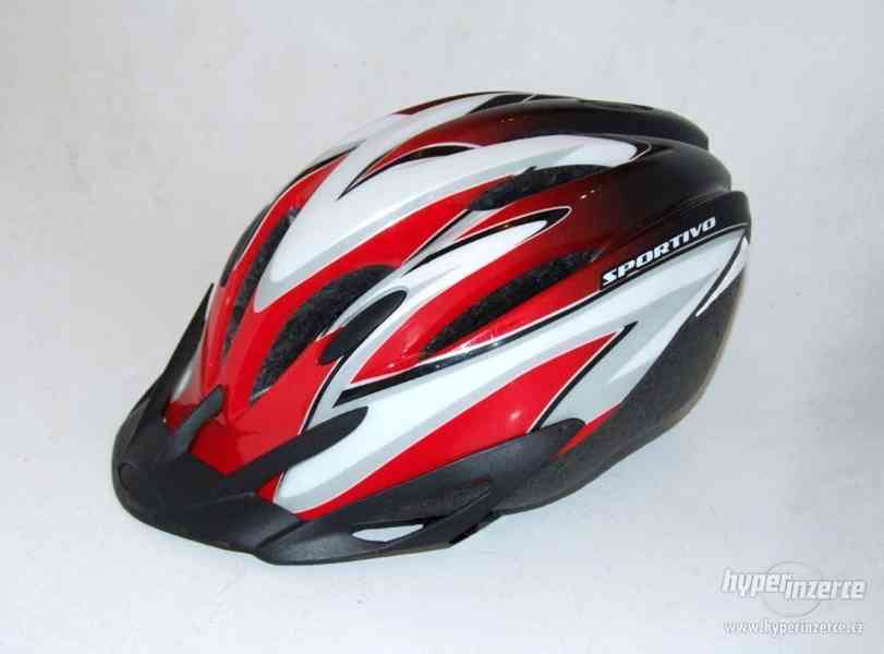 Cyklistická helma S přilba na kolo Sportivo vel. 49-54cm. - foto 1