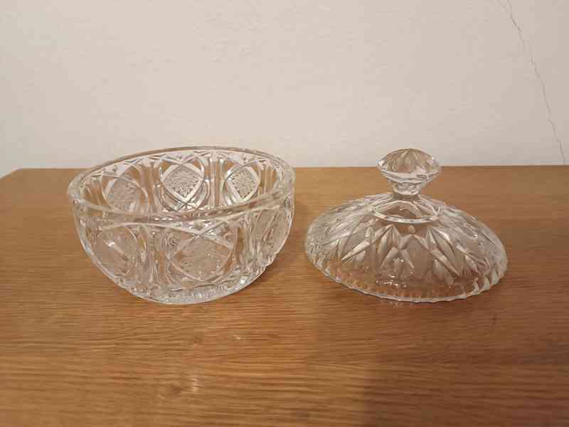 Dóza s víkem skleněná - foto 2