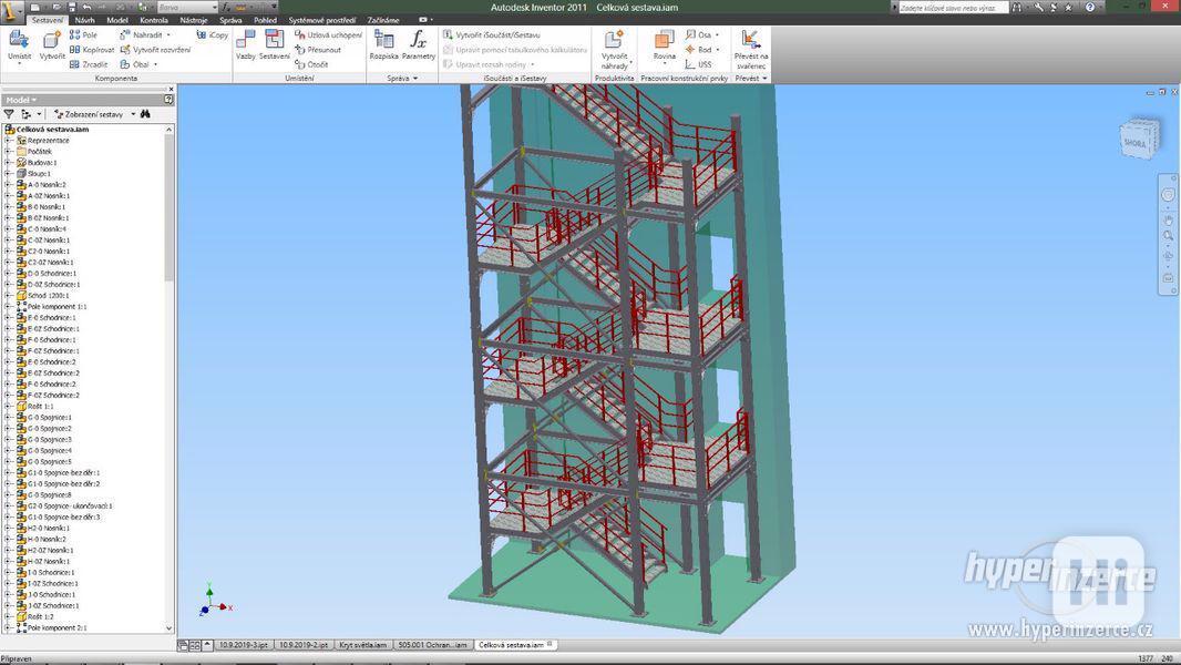 Nabízím zpracování technické, výrobní dokumentace + 3D model