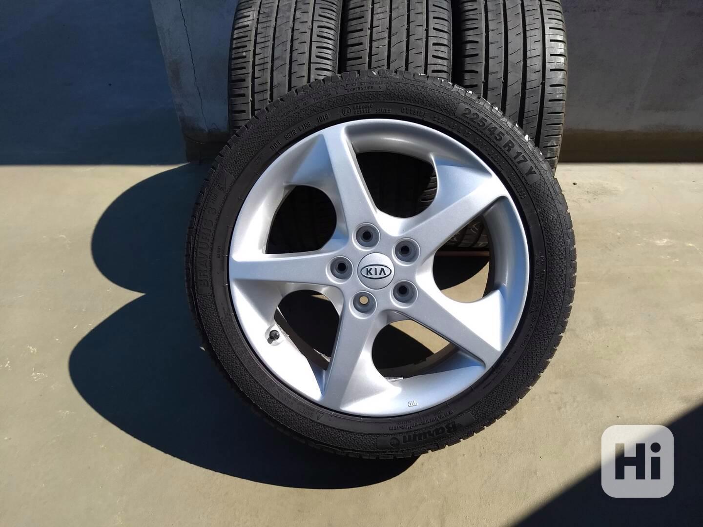 alu kola Kia Ceed 7x17ET51 5x114,3 225/45R17 letní pneu 7mm  - foto 1
