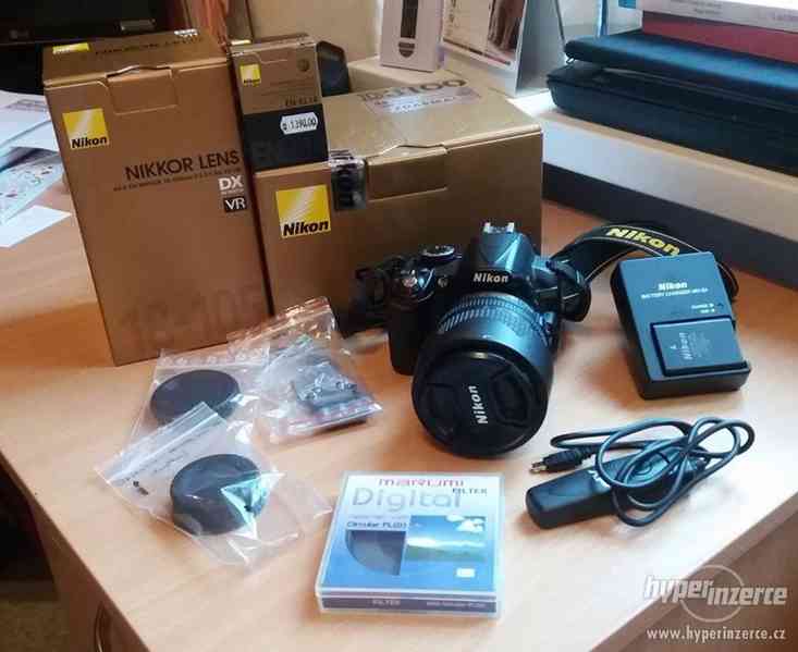 Nikon D3100 + 18-105mm/f3,5-5,6 VR - foto 1