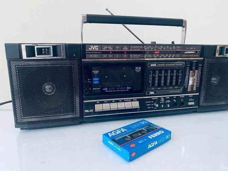 Radiomagnetofon JVC PC - 30, rok 1987 - foto 3