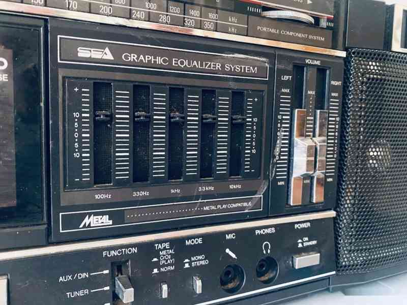 Radiomagnetofon JVC PC - 30, rok 1987 - foto 5