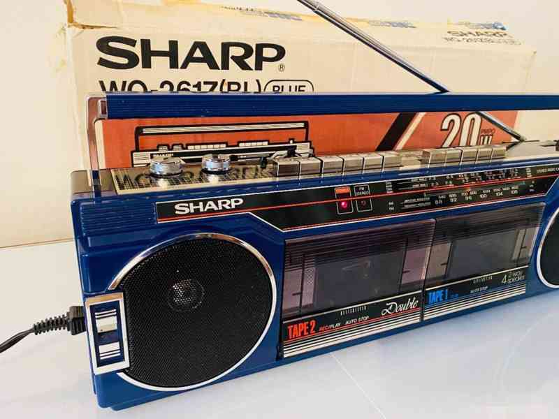 Radiomagnetofon/boombox Sharp WQ-261Z, rok 1985 - foto 15