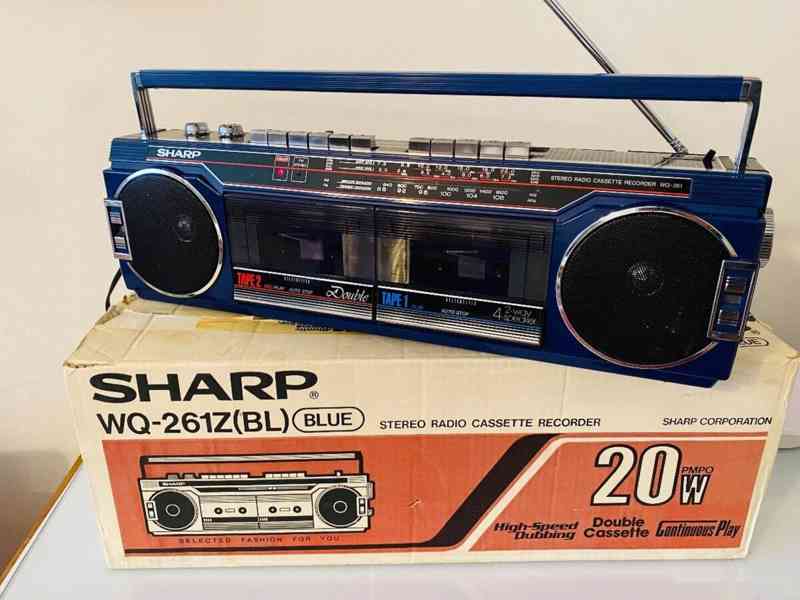 Radiomagnetofon/boombox Sharp WQ-261Z, rok 1985 - foto 7