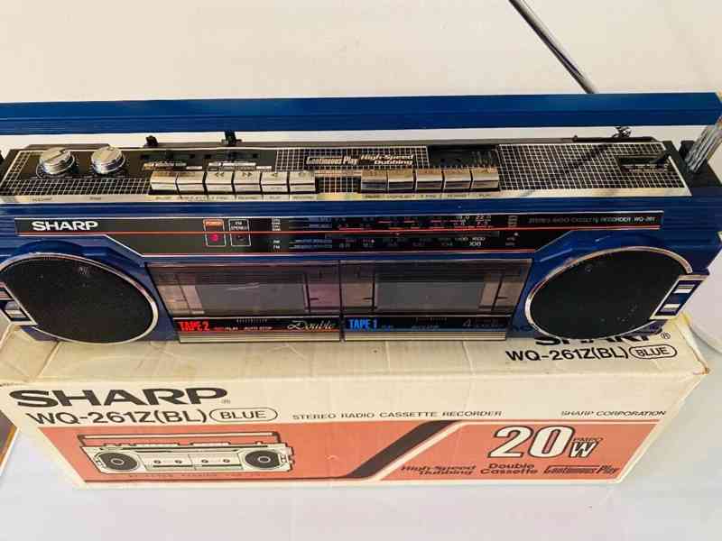 Radiomagnetofon/boombox Sharp WQ-261Z, rok 1985 - foto 4