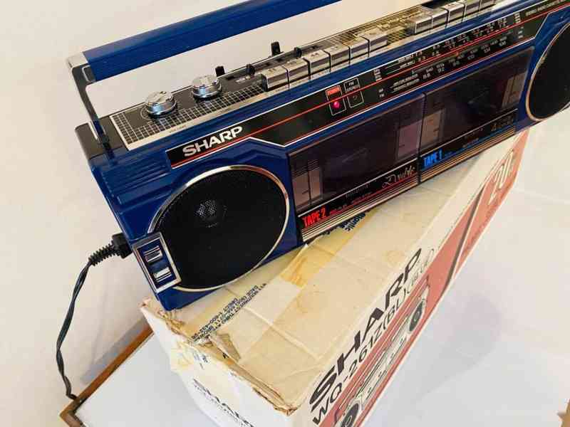 Radiomagnetofon/boombox Sharp WQ-261Z, rok 1985 - foto 6