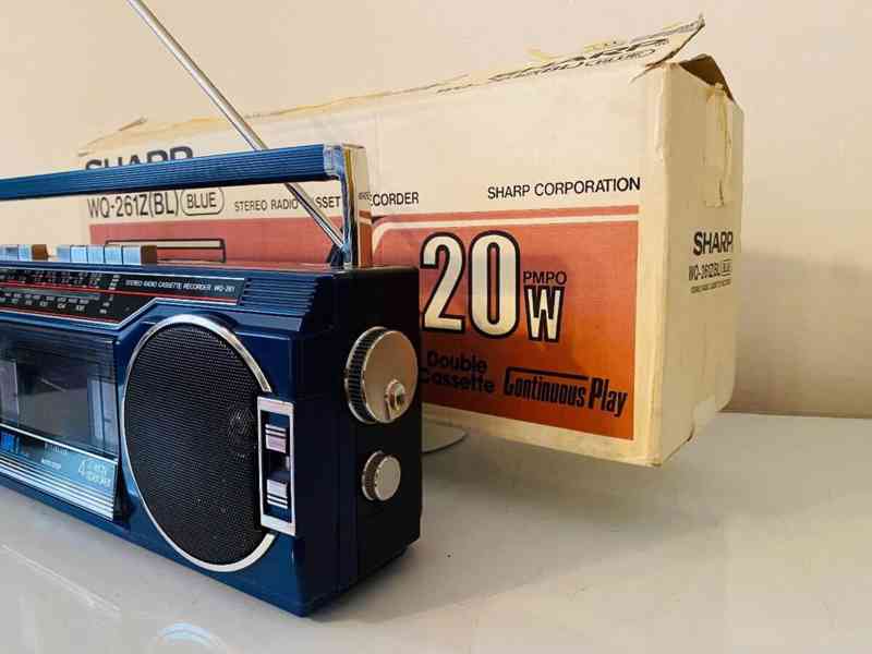 Radiomagnetofon/boombox Sharp WQ-261Z, rok 1985 - foto 8